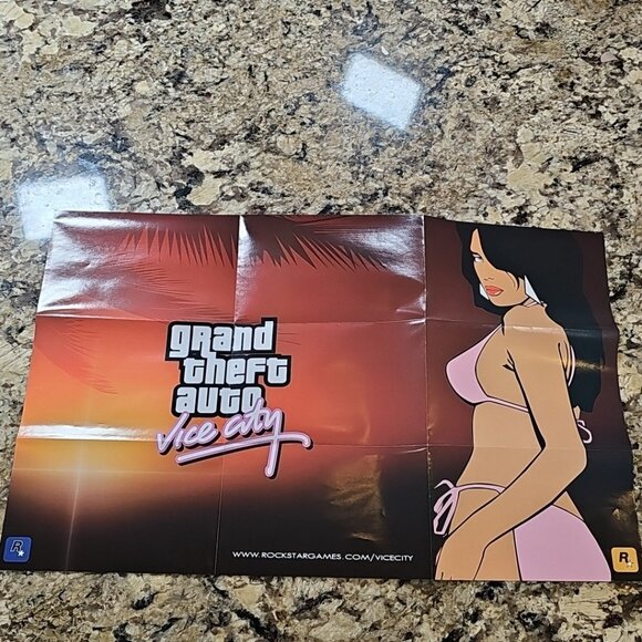 Grand Theft Auto Trilogy (Microsoft Xbox, 2005) 3 Posters Manuals And CDs Tested - Picture 5 of 16